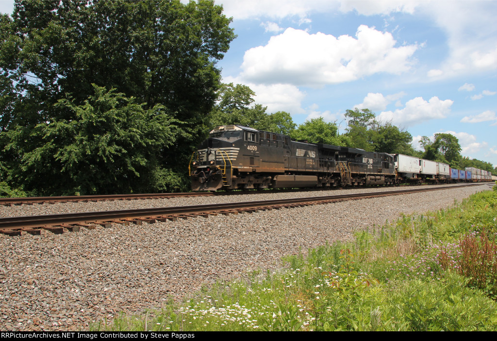 NS 4009 on the point of train 21M